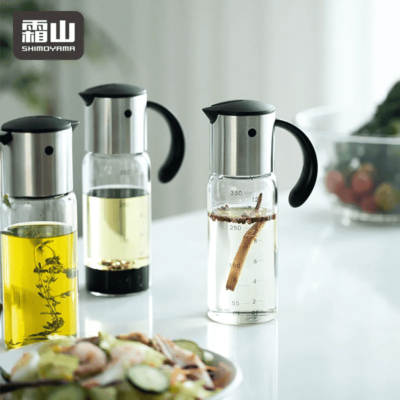 Shimoyama Auto Flip Borosilicate Glass Oil Pot 350ml