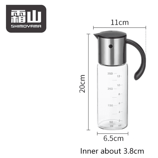 Shimoyama Auto Flip Borosilicate Glass Oil Pot 350ml