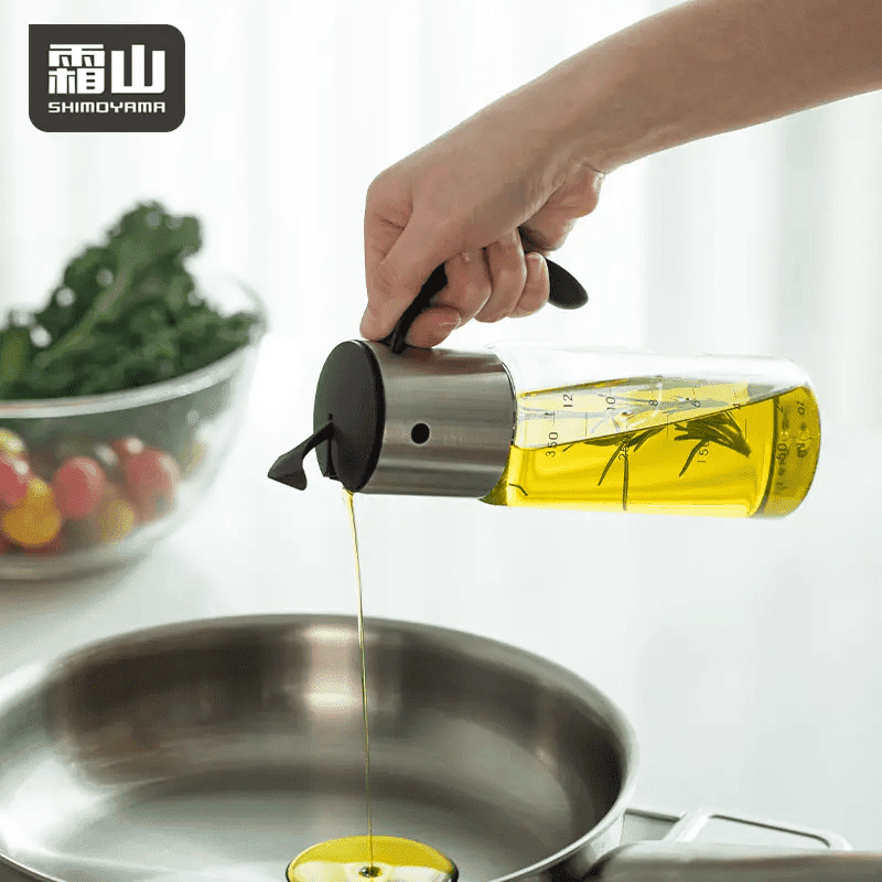 Shimoyama Auto Flip Borosilicate Glass Oil Pot 350ml