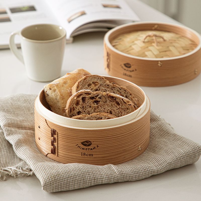 Shimoyama Bamboo Steamer Set 18cm