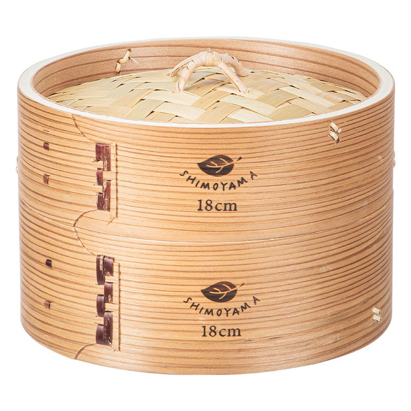 Shimoyama Bamboo Steamer Set 18cm