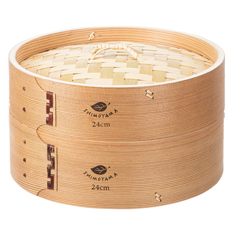 Shimoyama Bamboo Steamer Set 24cm