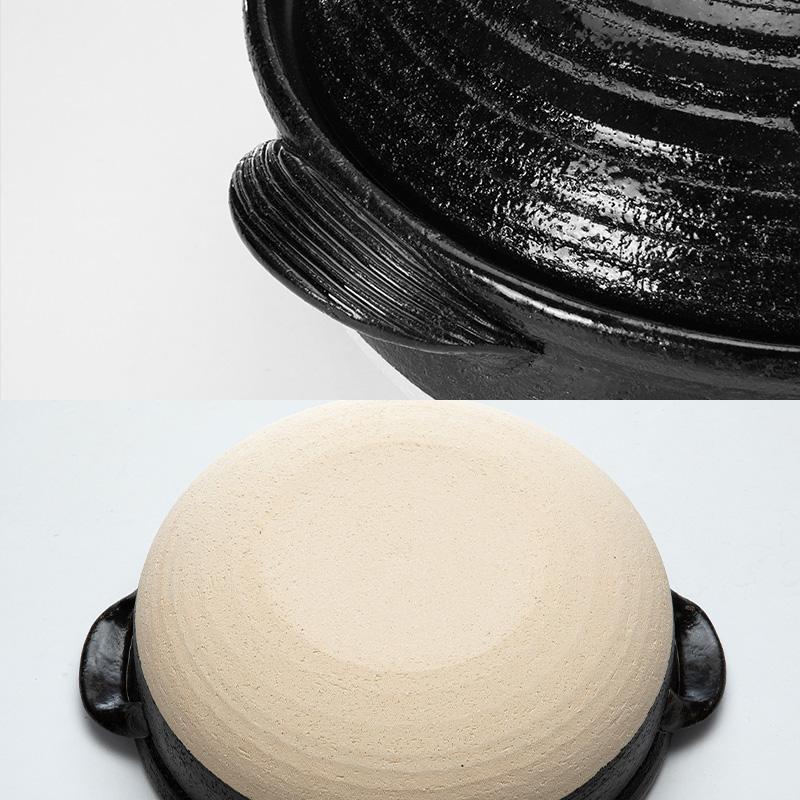 Shimoyama Bankoyaki Donabe Pot - White - Size 8