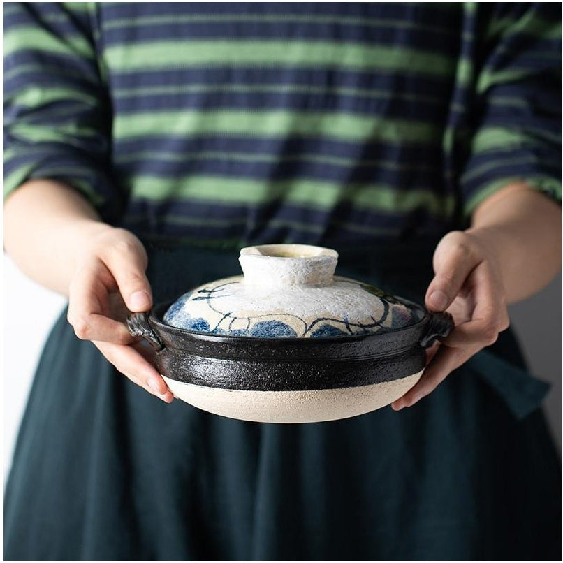 Shimoyama Bankoyaki Small Donabe Clay Plot 900ml