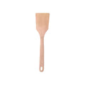 Shimoyama Beech Square Frying Spatula 26cm with smooth wood grain finish