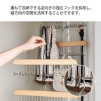 Shimoyama Beech Wood Clothes Hanger with Hooks