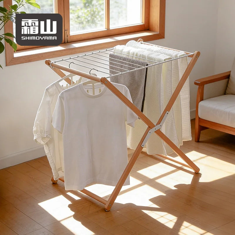 Shimoyama Beech Wood Foldable Drying Rack