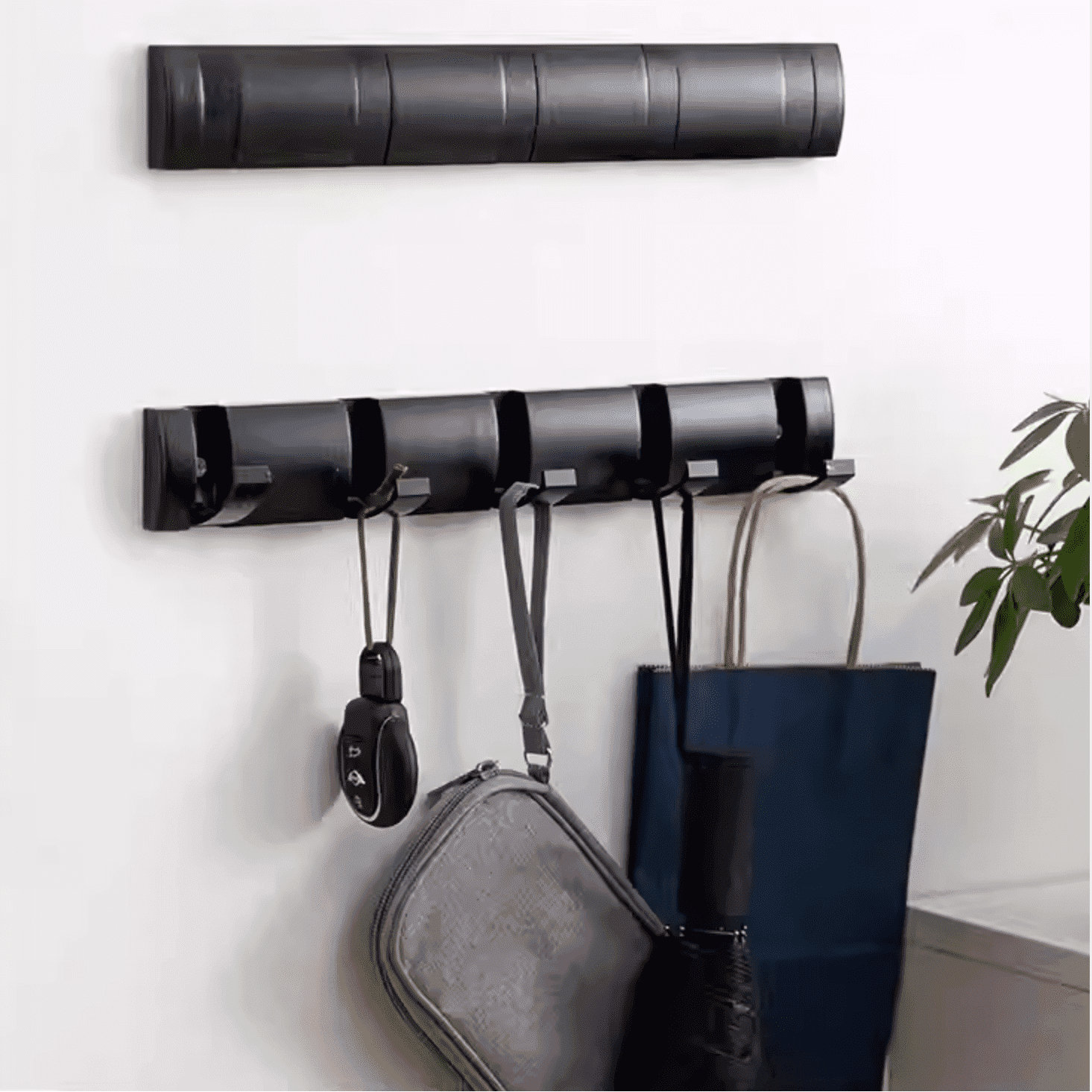 Shimoyama Black Stainless Steel 5 Hook