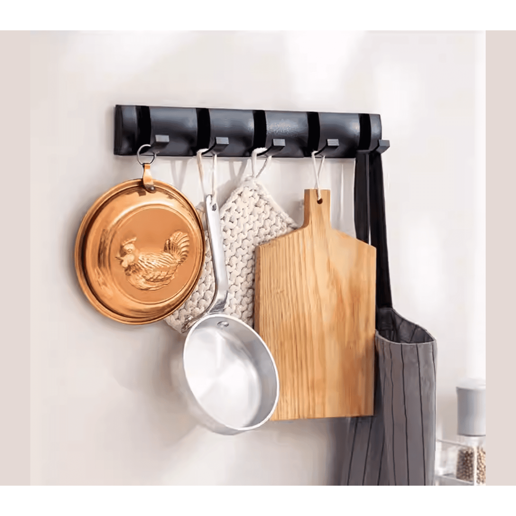 Shimoyama Black Stainless Steel 5 Hook