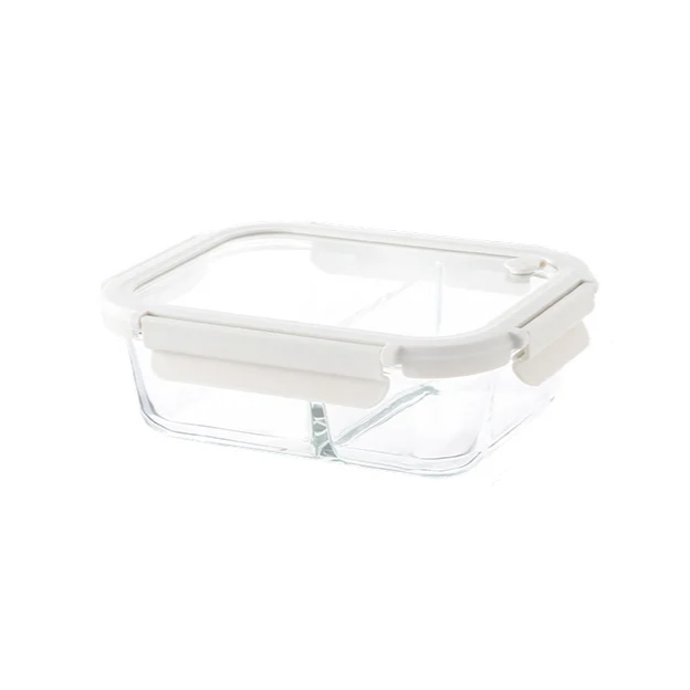 Shimoyama Borosilicate Glass Container 1040ml - 2 Partitions