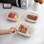 Shimoyama Borosilicate Glass Container 1040ml - 2 Partitions