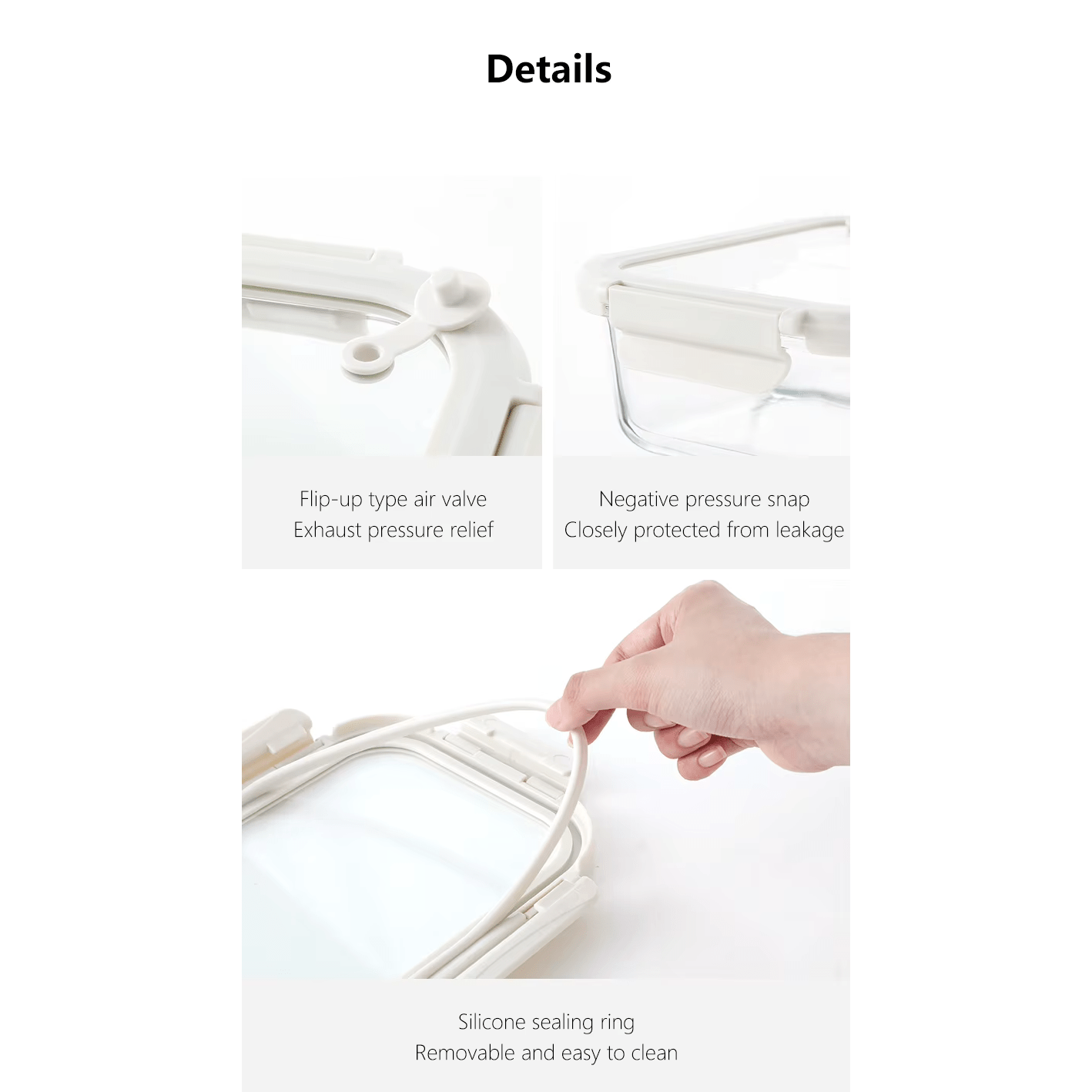 Shimoyama Borosilicate Glass Container 640ml