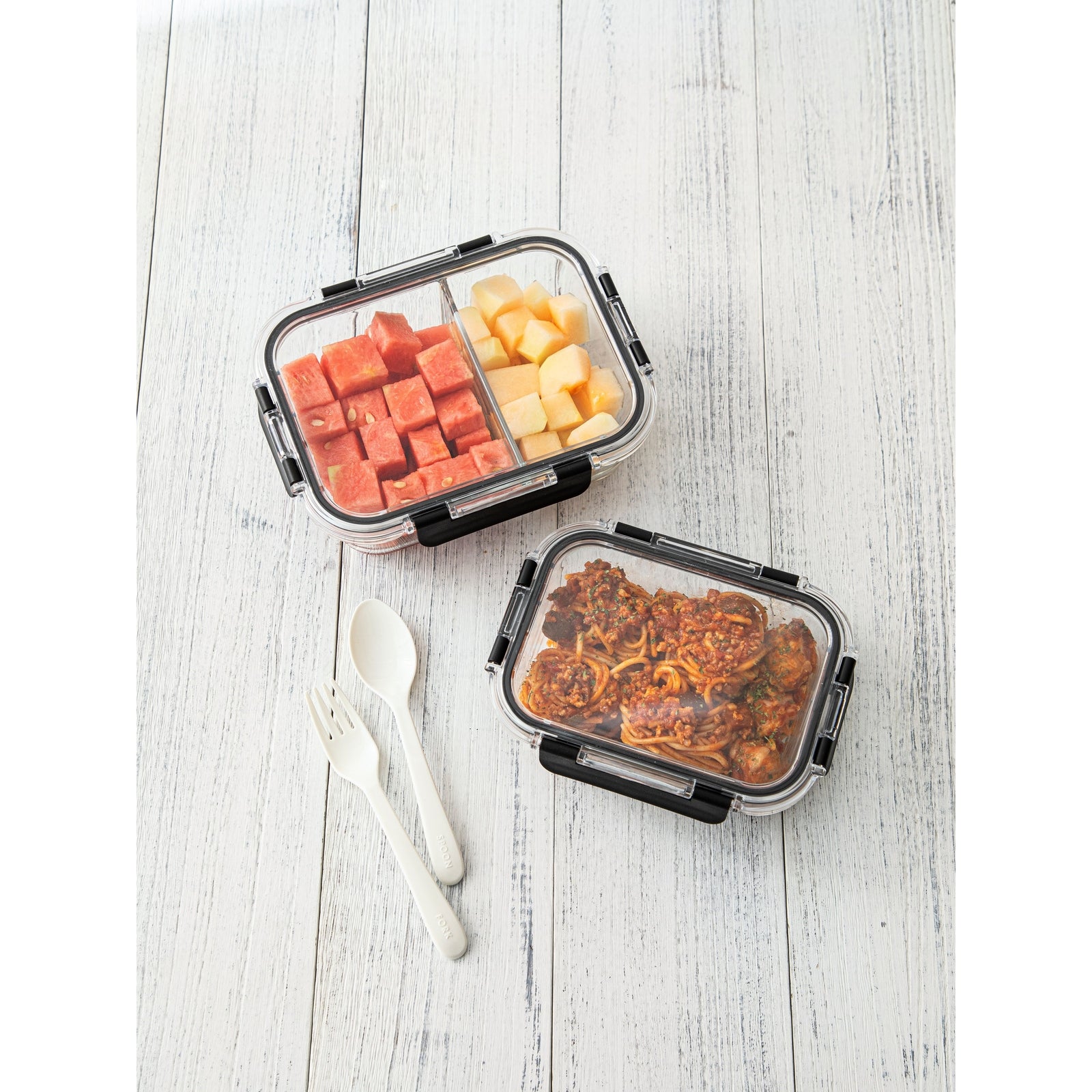 Shimoyama Borosilicate Glass Food Container 640ml - Single Compartment