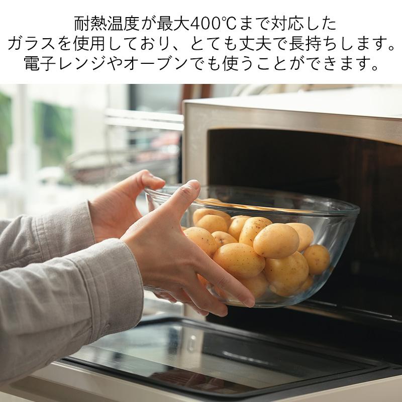 Shimoyama Borosilicate Glass Salad Bowl 2700ml