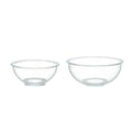 Shimoyama Borosilicate Glass Salad Bowl Set - 1400ml + 2400ml