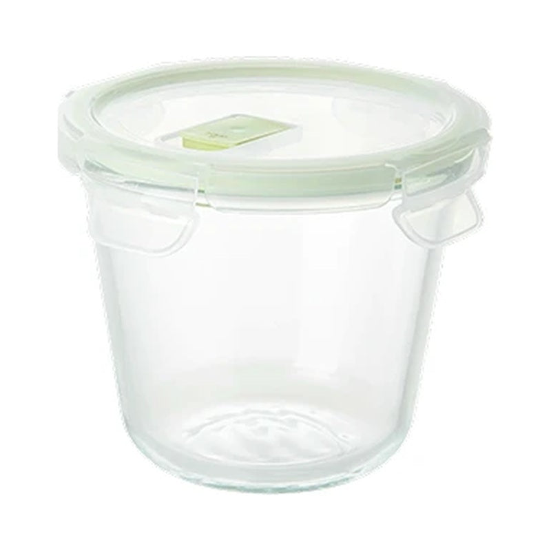 Shimoyama Borosilicate Glass Soup Bowl 700ml vanilla green