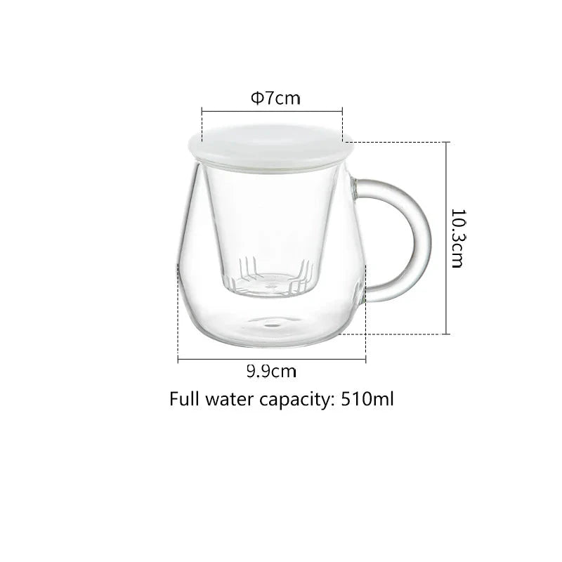 Shimoyama Borosilicate Glass Tea Cup 480ml