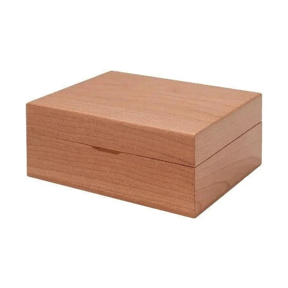 Shimoyama Cherry Wood Sewing Storage Box - 18x15x7.5cm