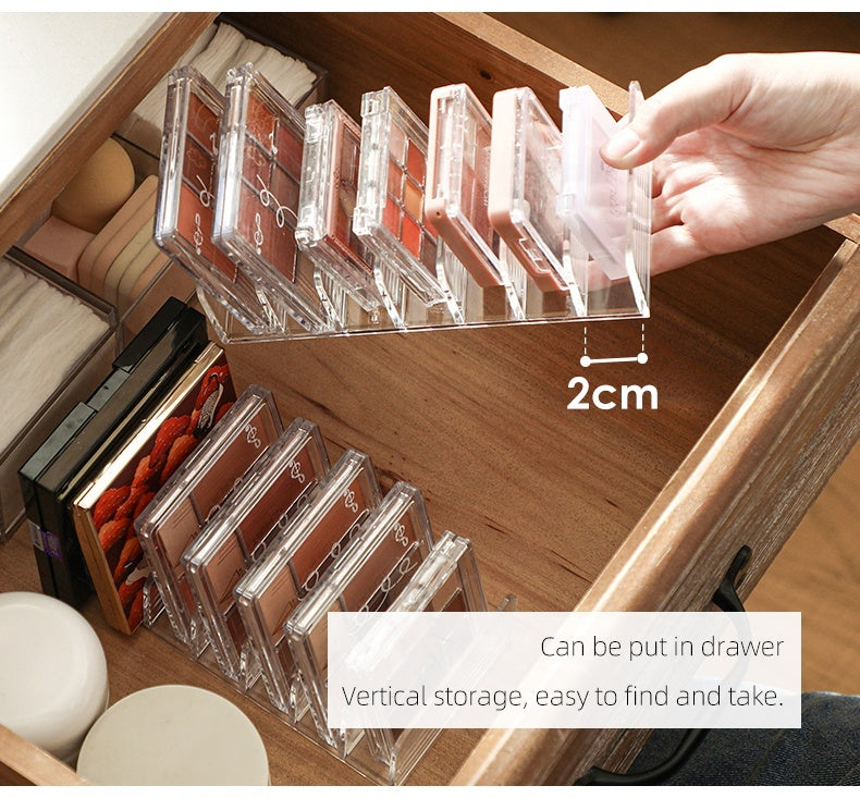Shimoyama Clear 7 Slot Cosmetic Organiser