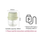 Shimoyama Cordless Electric Mini Chopper