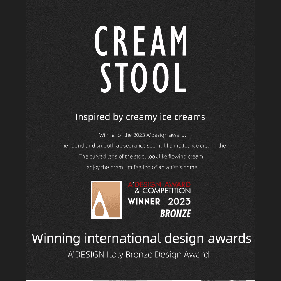 Shimoyama Cream Stool