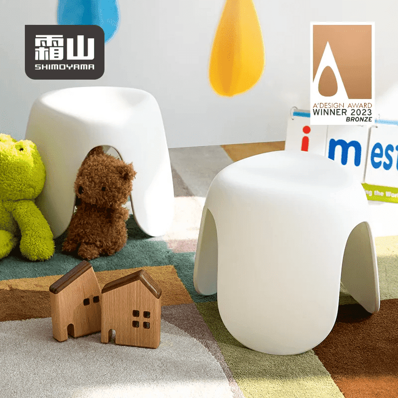 Shimoyama Cream Stool | Minimaru – MINIMARU