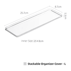 Shimoyama Desktop Storage Box White L Cover