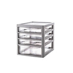 Shimoyama Desktop Storage Drawer - 3 Shallow + 1 Deep Draw