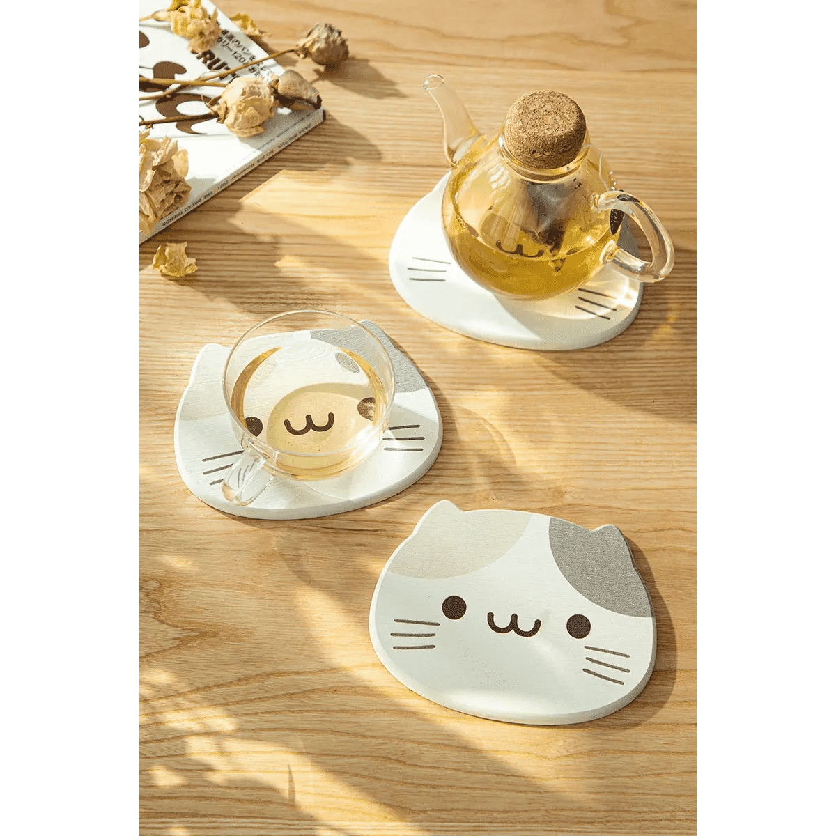 Shimoyama Diatomite Cat Coaster