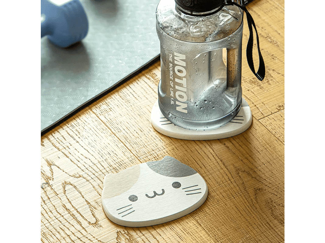 Shimoyama Diatomite Cat Coaster