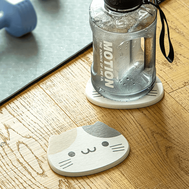 Shimoyama Diatomite Cat Coaster