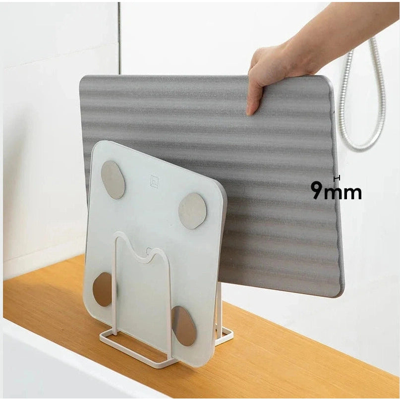 Shimoyama Diatomite Wave Bath Mat L