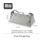 Shimoyama Divided Shoe Bag - Grey