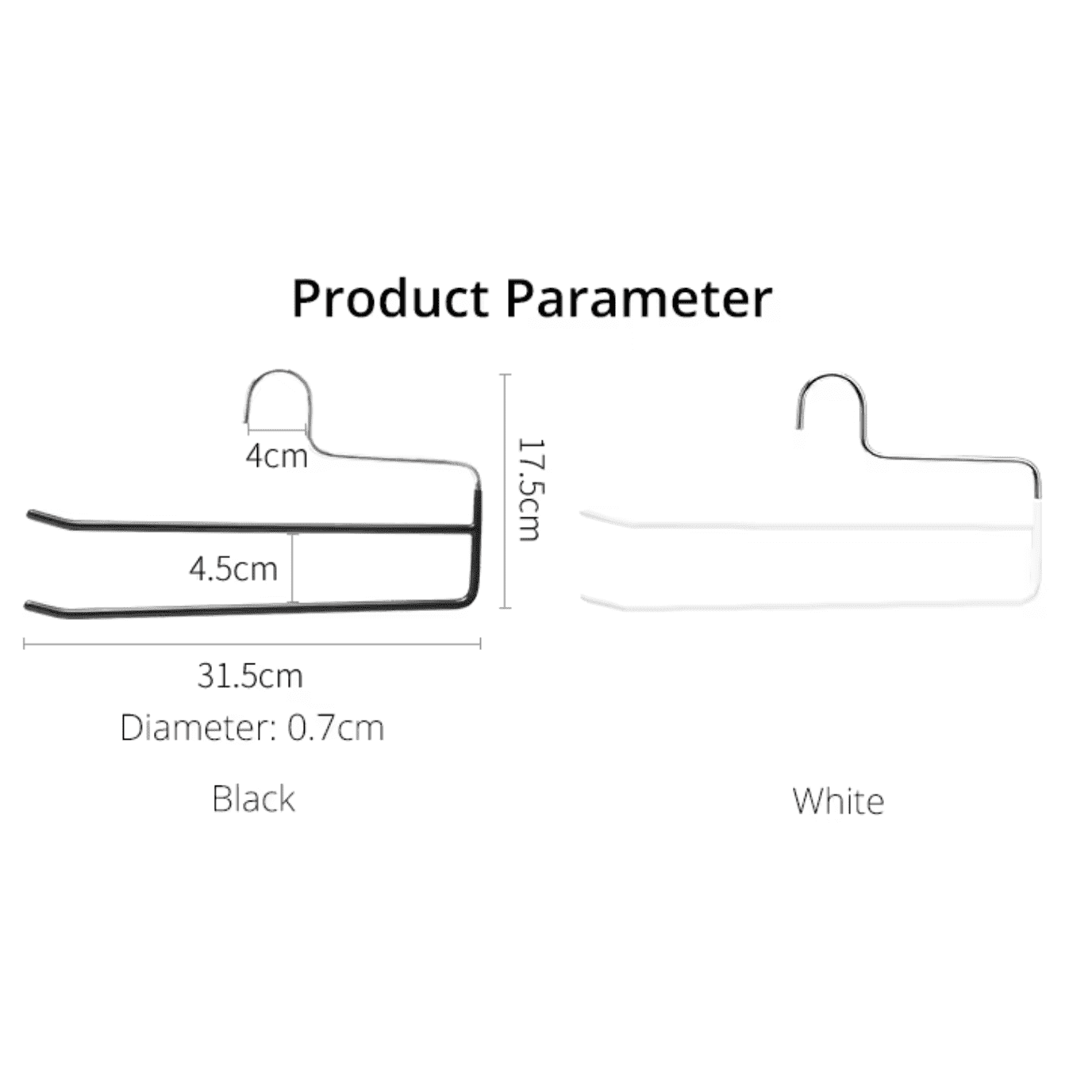 Shimoyama Double Layer Pants Hanger 5pcs