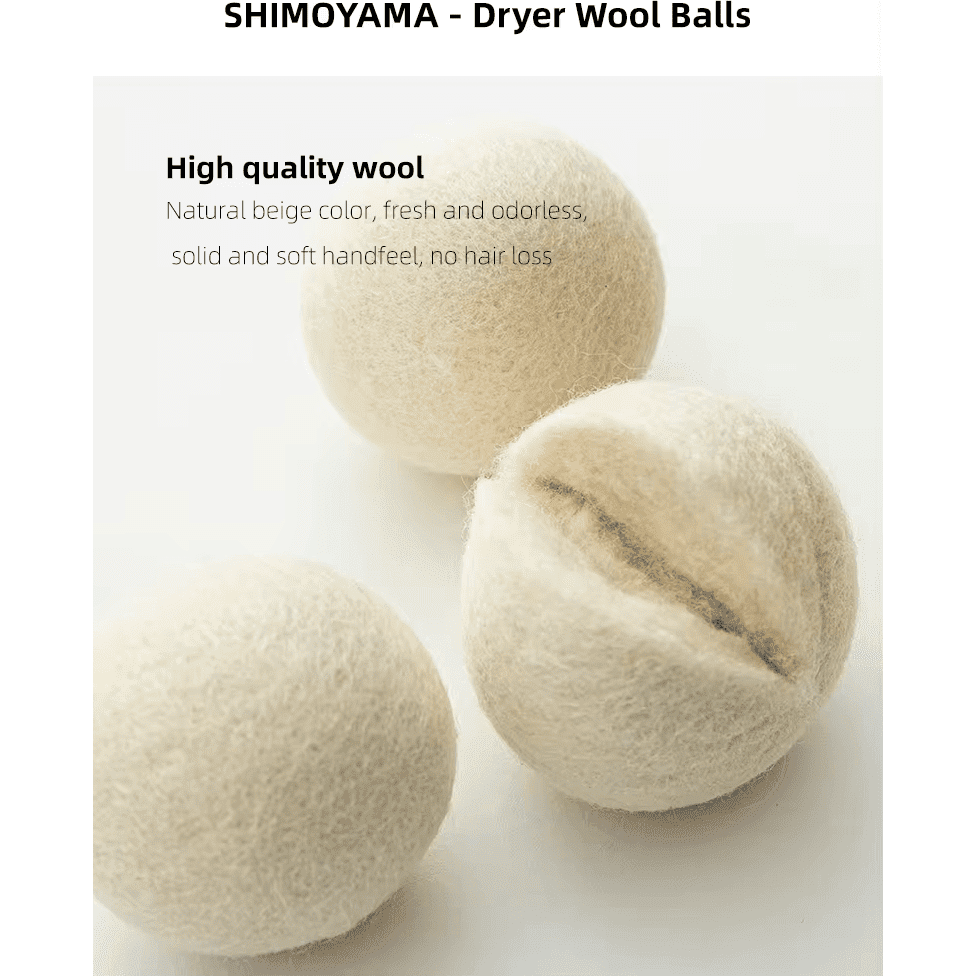 Shimoyama Dryer Wool Balls 3P