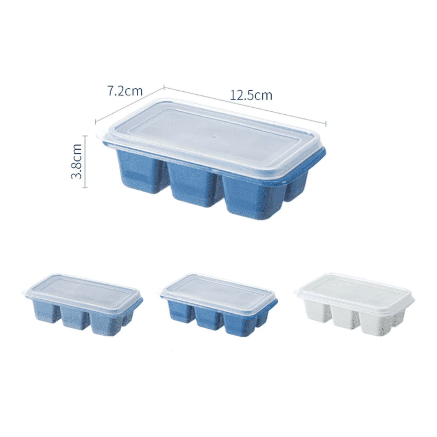 Shimoyama Easy Release Ice Cube Mould Tray 3P
