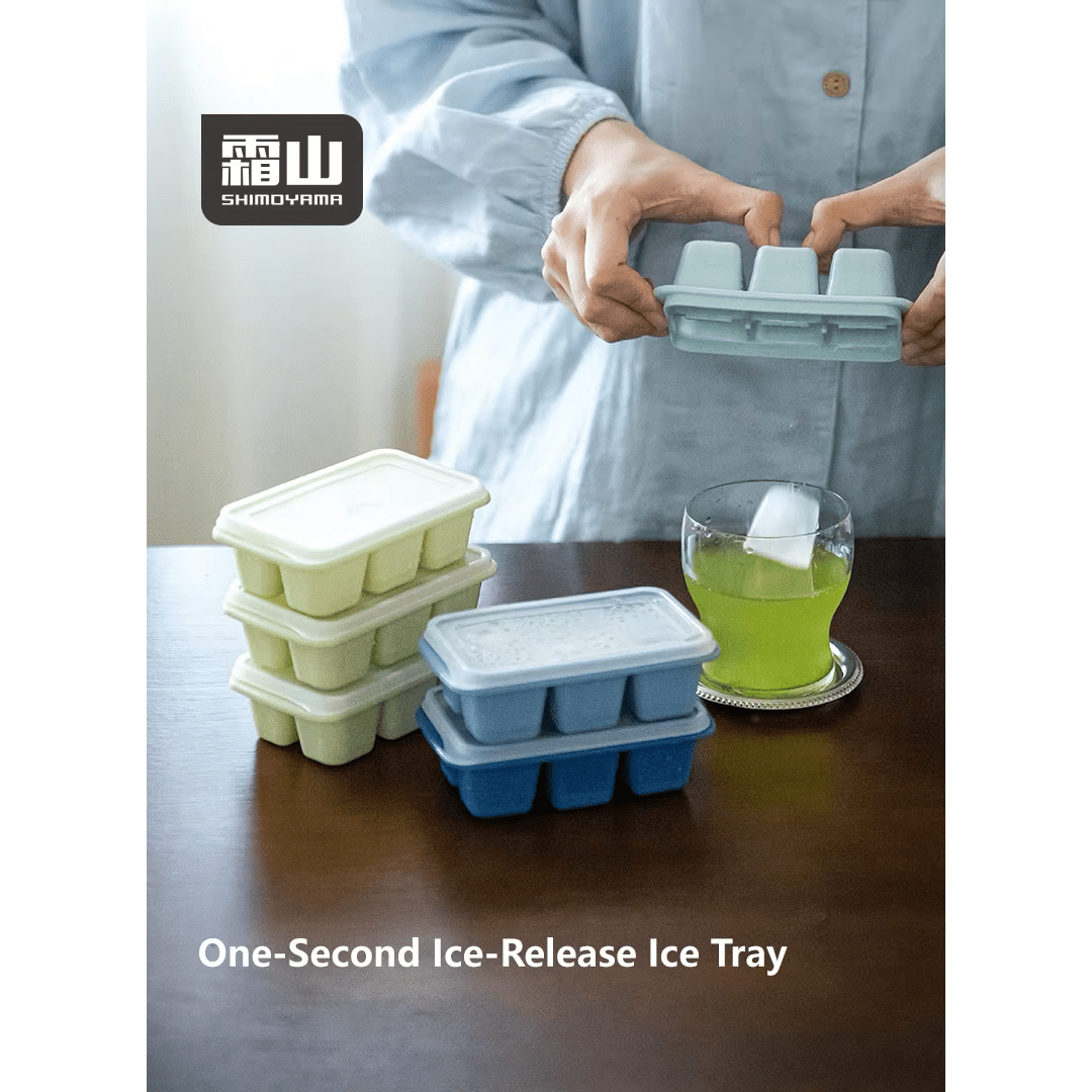Shimoyama Easy Release Ice Cube Mould Tray 3P