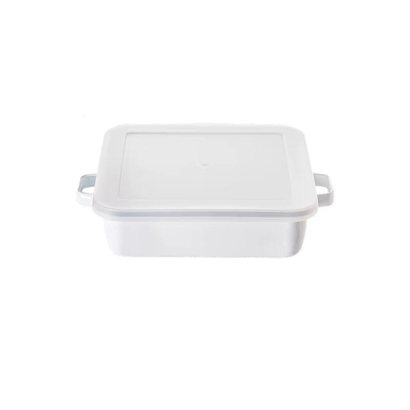 Shimoyama Enamel Square Baking Pan with Lid - 2L