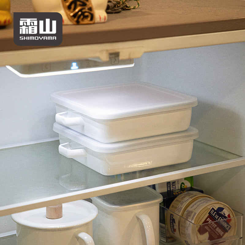 Shimoyama Enamel Square Baking Pan with Lid - 2L
