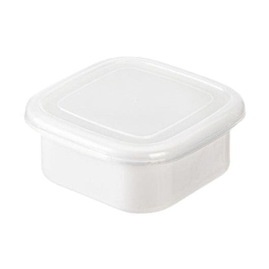 Shimoyama Enamel Square Storage Box 400ml