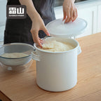 Shimoyama Enamel Storage Bucket 6.6L
