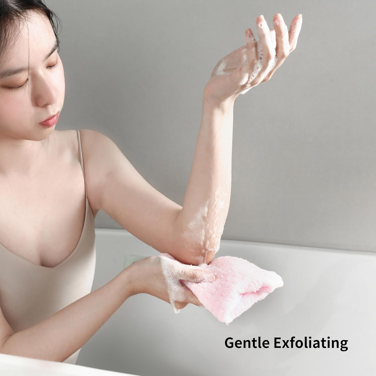 Shimoyama Exfoliating Nylon Towel - Soft - 23_100cm