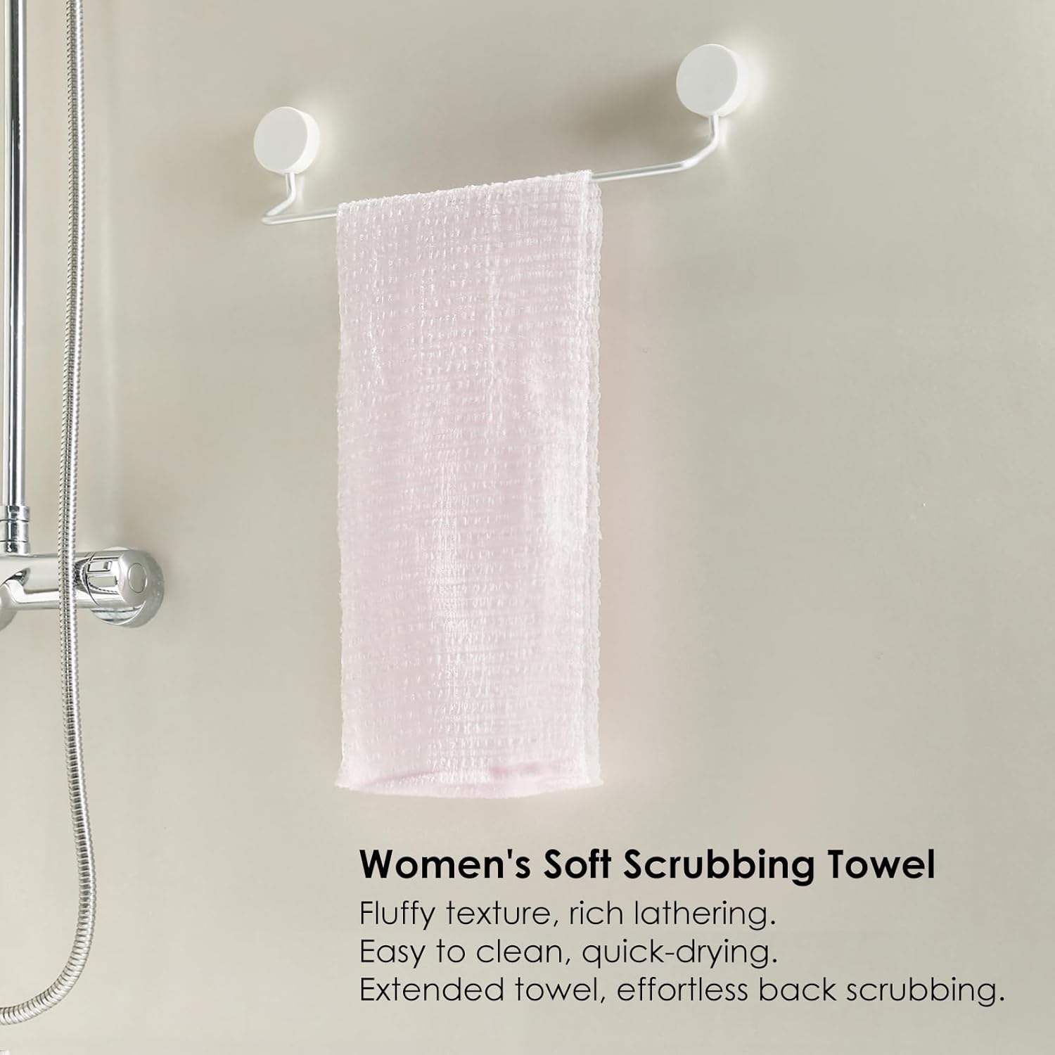 Shimoyama Exfoliating Nylon Towel - Soft - 23_100cm