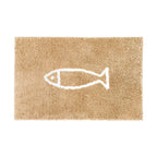 Shimoyama Fish Blue Floor Mat - 48x76cm