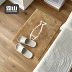 Shimoyama Fish Blue Floor Mat - 48x76cm