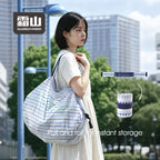 Shimoyama Foldable Eco Shopping Bag 38L - Blue Shibori
