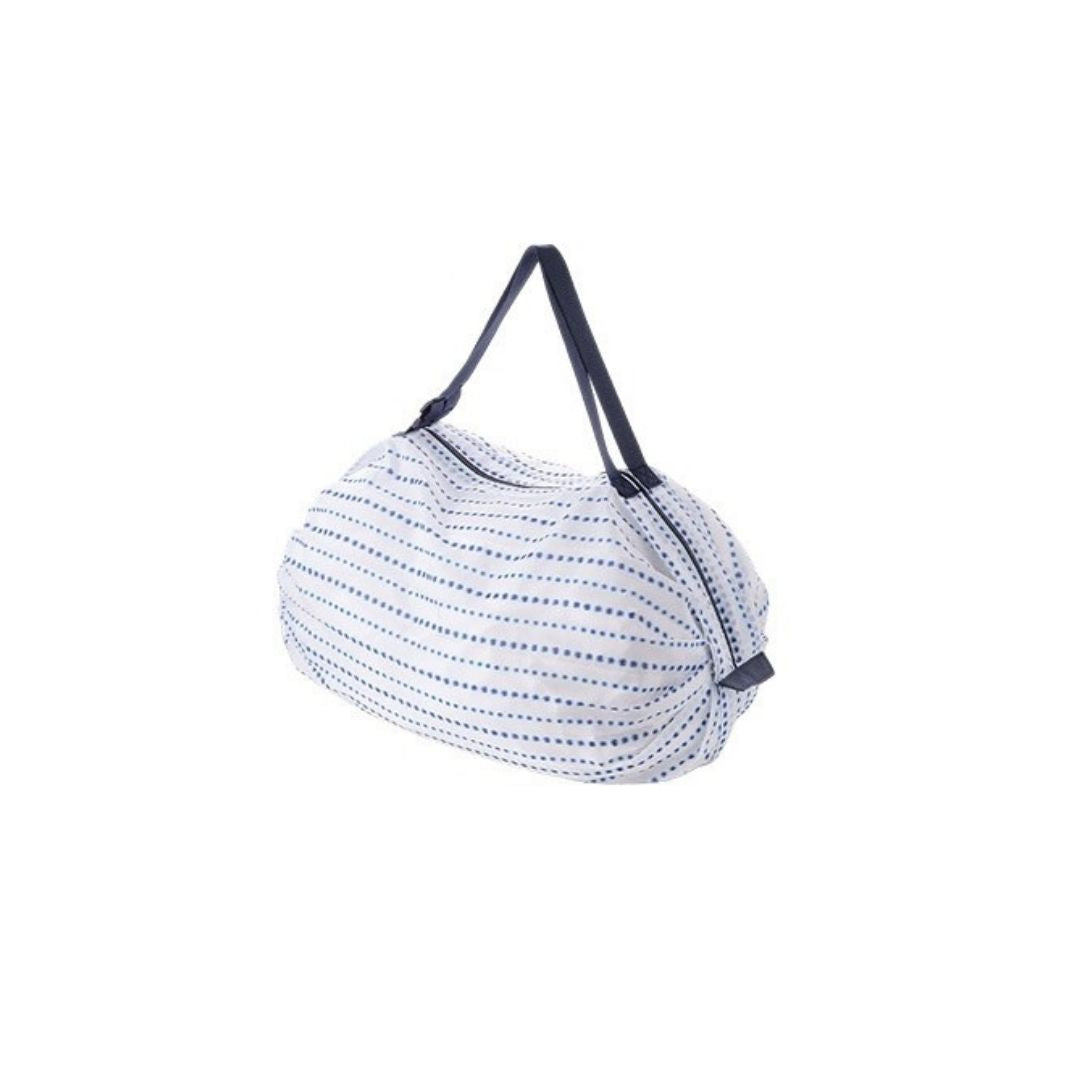 Shimoyama Foldable Eco Shopping Bag 38L - Blue Shibori
