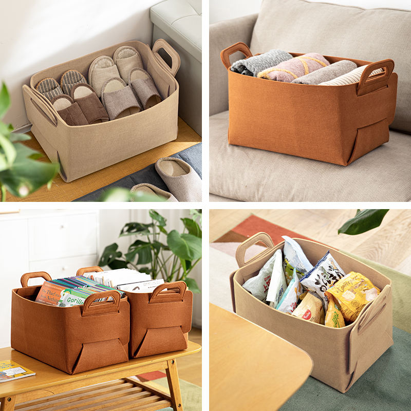 Shimoyama Foldable Felt Storage Box 35L