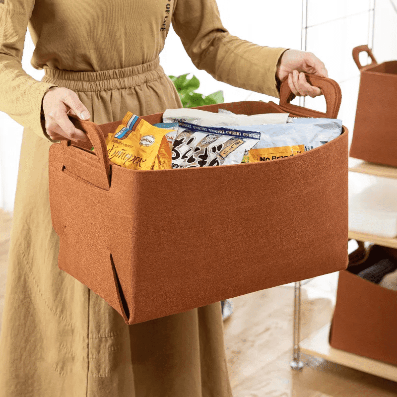 Shimoyama Foldable Felt Storage Box 35L