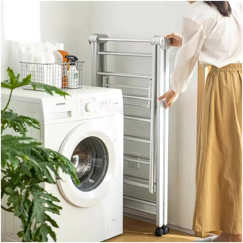 Shimoyama Wing Folding Clothes Drying Rack